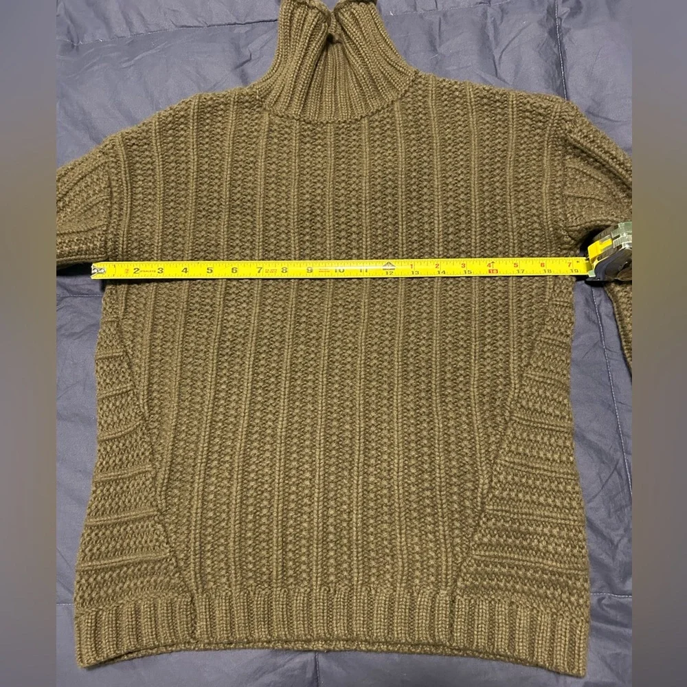 Garnet hill chunky knit cashmere sweater size xs